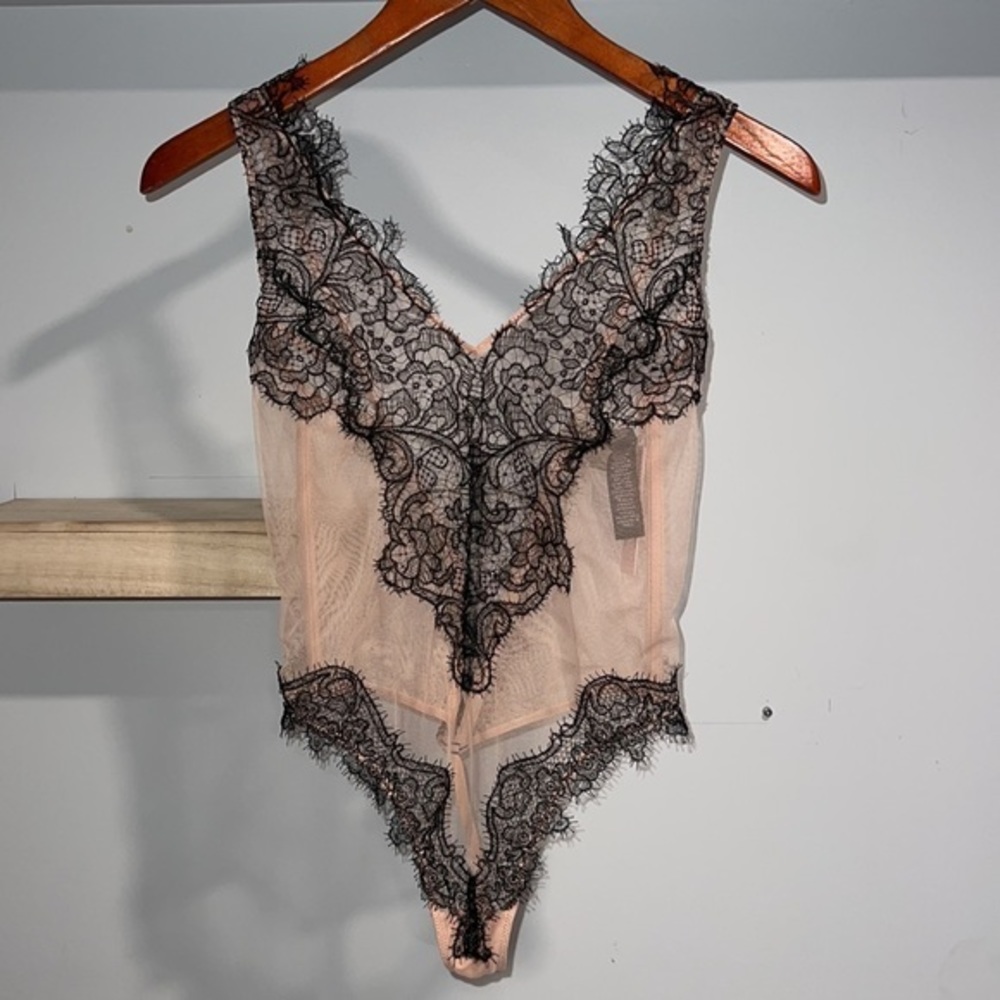 Victoria’s Secret sheer black and nude lacy bodysuit‎ NWT - Picture 5 of 9